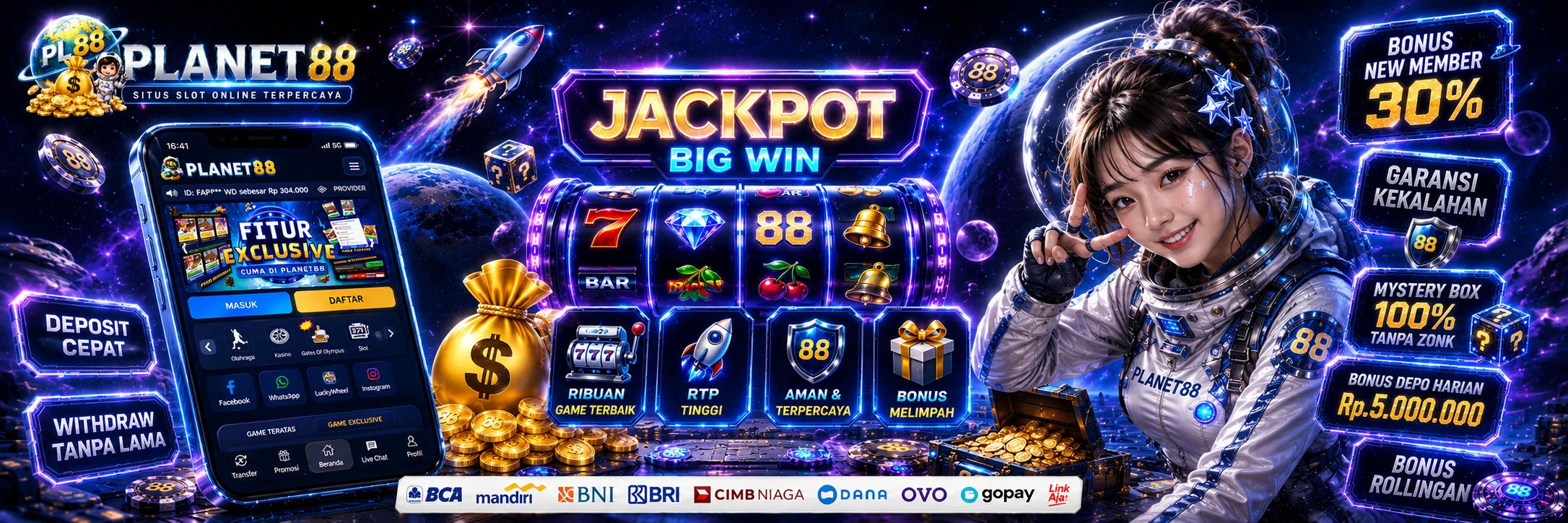 PLANET88 - AGEN SLOT ONLINE RESMI
